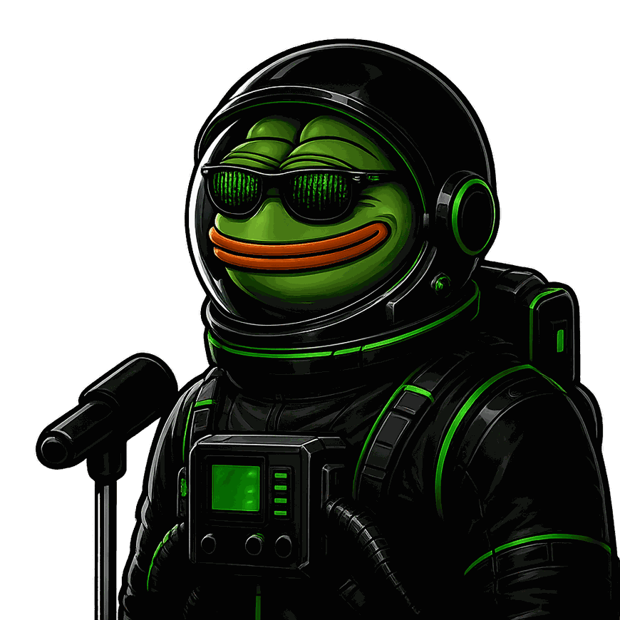 KOOPATROOP astronaut frog mascot